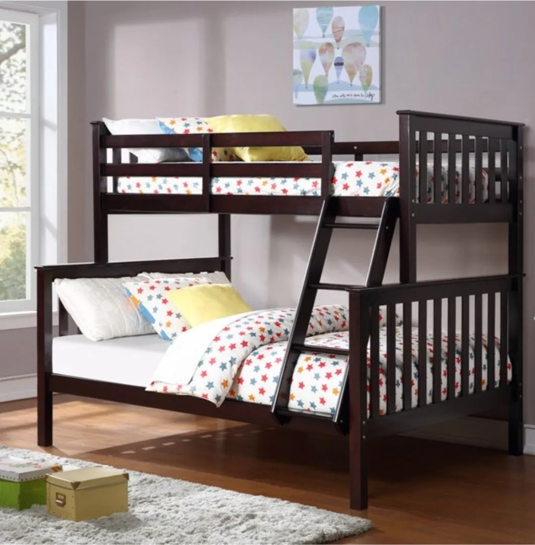 B 122 Single - Double wooden Bunk Bed