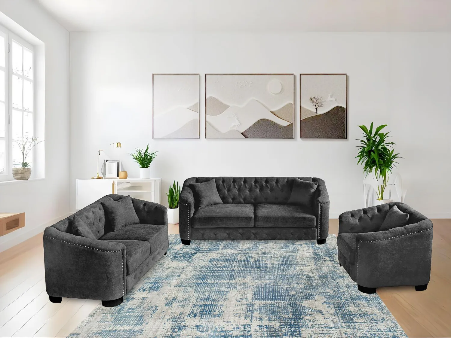 Violet Sofa Set